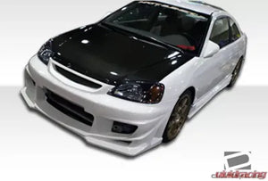 2001-2003 Honda Civic 2DR Duraflex Bomber Body Kit - 4 Piece - The Nitro Forge