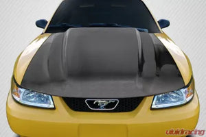 1999-2004 Ford Mustang Carbon Creations Cowl Hood - 1 Piece - The Nitro Forge
