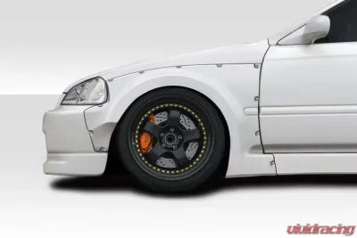 1996-2000 Honda Civic HB Duraflex MMR Front Fender Flares - 2 Piece - The Nitro Forge