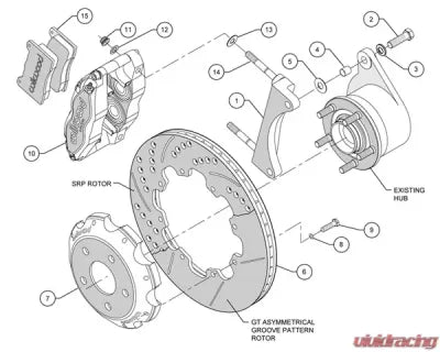 Wilwood Dynapro Radial 12 Inch Front Big Brake Kit Subaru Impreza | WRX (2002+) - The Nitro Forge