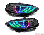 ORACLE Lighting "Black Series" Dynamic ColorSHIFT LED Headlights w/ Sequential Turn Signal Ford Mustang 2018-2023 - The Nitro Forge