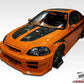 1999-2000 Honda Civic 2DR Duraflex R34 Body Kit - 4 Piece - The Nitro Forge
