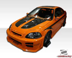 1999-2000 Honda Civic 2DR Duraflex R34 Body Kit - 4 Piece - The Nitro Forge