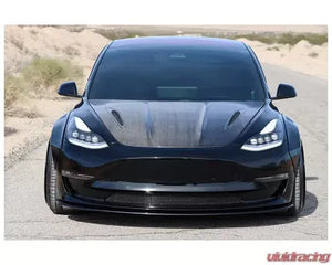 NOVA-Series LED Projector Headlights Alpha Black (4 Projectors Version) Tesla Model 3 | Model Y 2017-2023 AlphaRex USA - The Nitro Forge