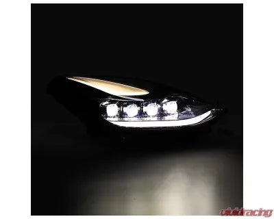 NOVA-Series LED Projector Headlights Alpha Black (4 Projectors Version) Tesla Model 3 | Model Y 2017-2023 AlphaRex USA - The Nitro Forge