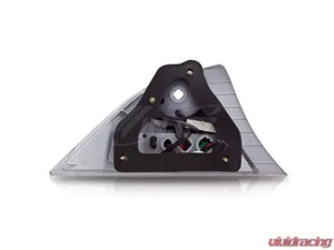 Winjet Black Smoke LED Tail Light Honda Civic 2Dr 2001-2003