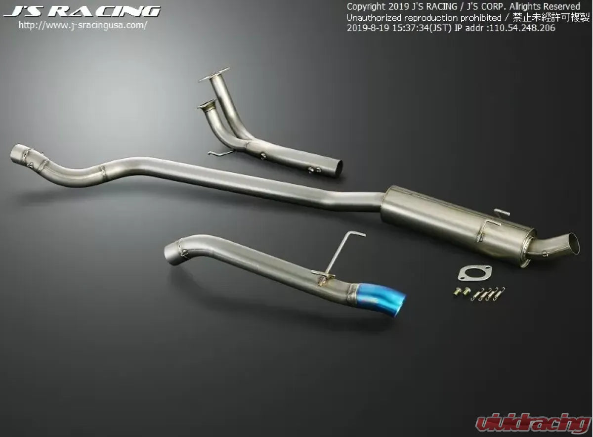 Js Racing FX-PRO 70RR Titanium Exhaust with EMS Honda Civic EP3 2001-2005 - The Nitro Forge