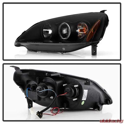 Spyder Auto Halo Black Projector Headlights for Honda Civic 2001-2003 2 4-Door Non Si Model - The Nitro Forge