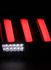 Spec-D Red Marker Sequential LED Taillights (Glossy Black Housing/Smoke Lens) Ford Mustang 1999-2004 - The Nitro Forge