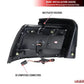 Spec-D Red Marker Sequential LED Taillights (Glossy Black Housing/Smoke Lens) Ford Mustang 1999-2004 - The Nitro Forge