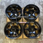 GramLights 57DR Wheel Set of 4 Early Model Honda Acura 15x8 4x100 28mm Semigloss Black - The Nitro Forge