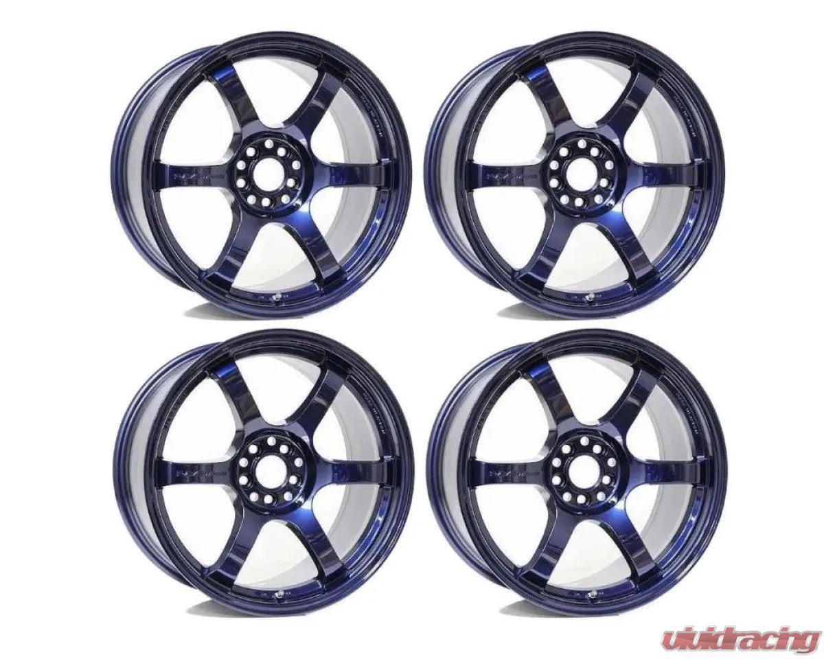 GramLights Subaru WRX | BRZ | FRS | GT86 | GR86 2002+ 57DR Wheel Set of 4 18x9.5 5x100 38mm Eternal Blue Pearl - The Nitro Forge