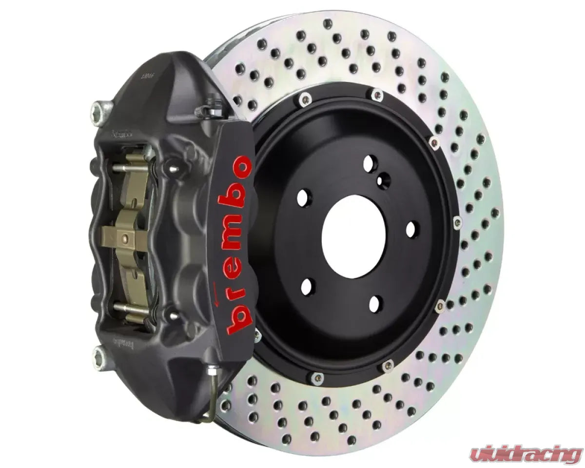 Brembo Drilled Rear GT-S Big Brake Kit Ford Mustang GT (S550) 2015-2023 | Ford Mustang V6 / EcoBoost (S550) 2015-2023 - Black Hard Anodized - The Nitro Forge
