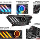 Oracle Lighting Pre-Assembled Headlights Dynamic ColorSHIFT RGB+A-Black Edition Ford Mustang 2015+ - The Nitro Forge